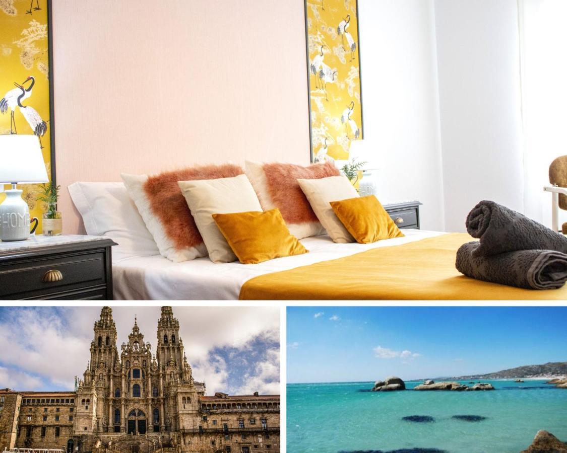Luxury Singular Apartamento 4 Dormitorios Santiago de Compostela Luaran gambar